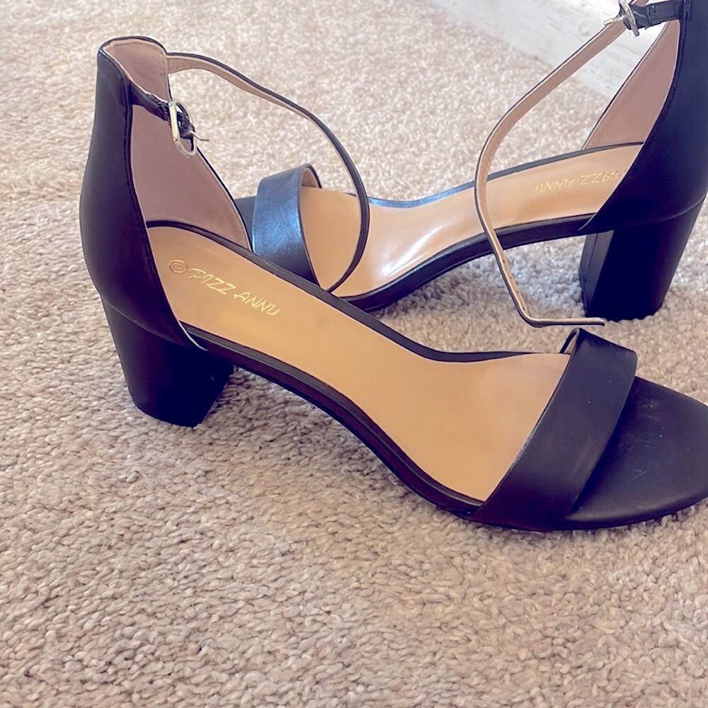 - Pissa Annu block heels with straps size 9